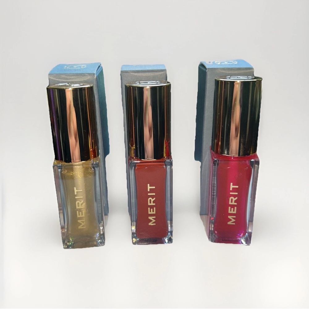 Merit Lip Oil Bundle - Bel Air, Cara Cara, & Les Deux